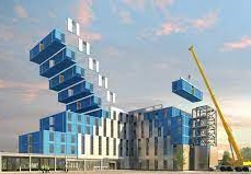 Объемно-блочное домостроение позволит строить по этажу в день