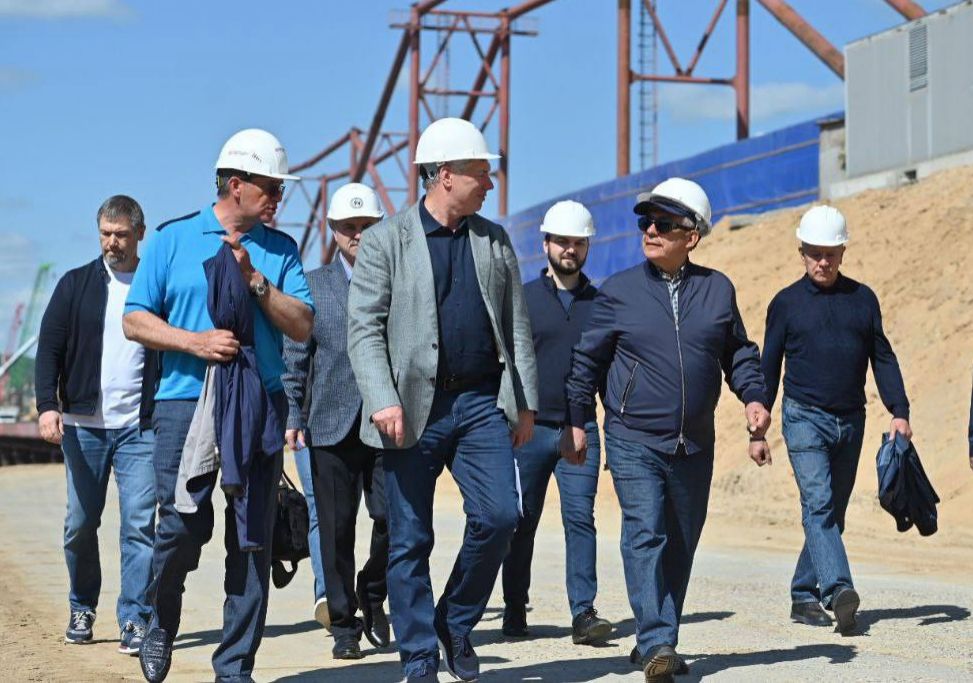 Марат Хуснуллин  проинспектировал строительство трассы Москва — Казань