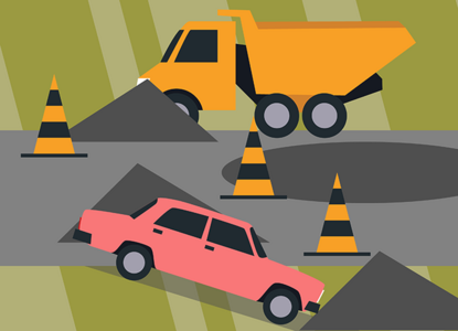 ДТП во время ремонта дороги: кто виноват